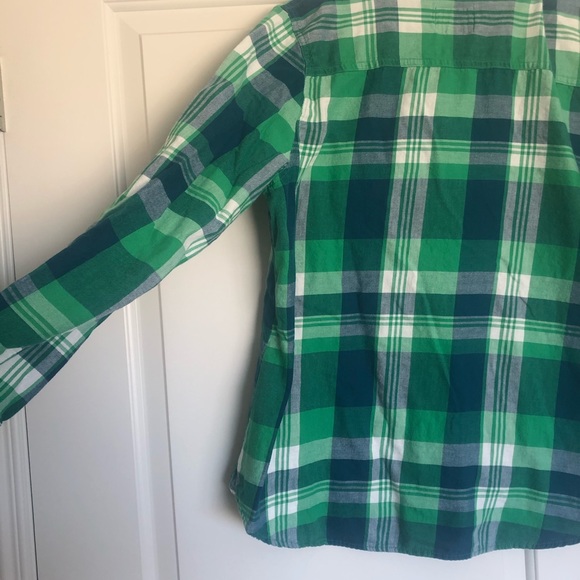 Old Navy Button Down Plaid Shirt - Picture 7 of 9